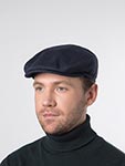 Кепка STETSON арт. 6214101 KENT CASHMERE/SILK (темно-синий)